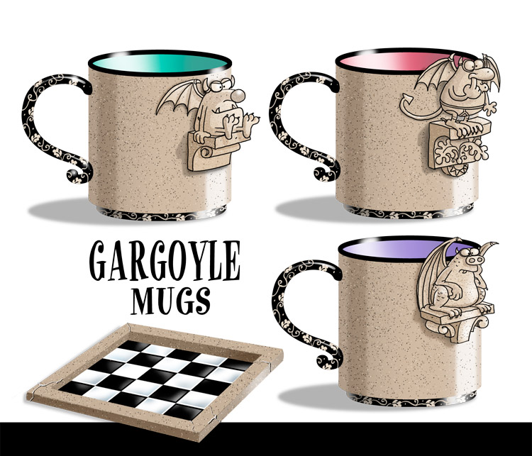gargoyle mugs